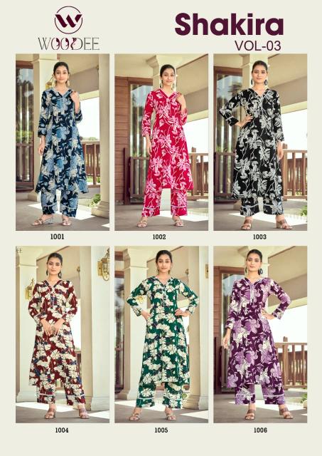 Woodee shakira vol-3 coord set supplier of women clothing  - wholesale export
